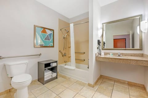 Premium bedding, pillowtop beds, in-room safe, desk