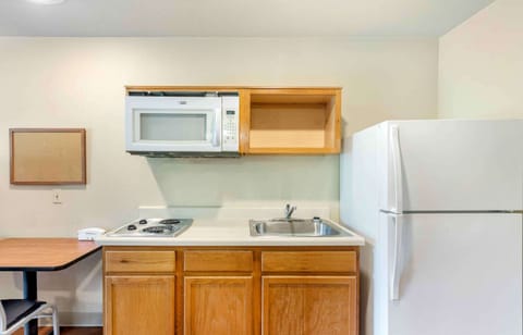 Standard Studio, Non Smoking, Refrigerator & Microwave | Private kitchen | Full-size fridge, microwave, stovetop, freezer