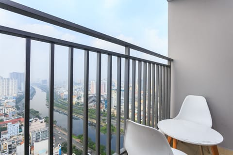 Exclusive Apartment, 3 Bedrooms, Pool Access, River View | Balcony view