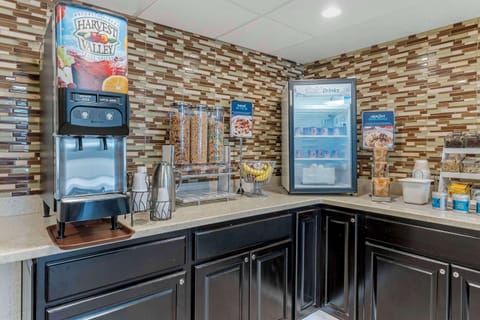 Free daily self-serve breakfast