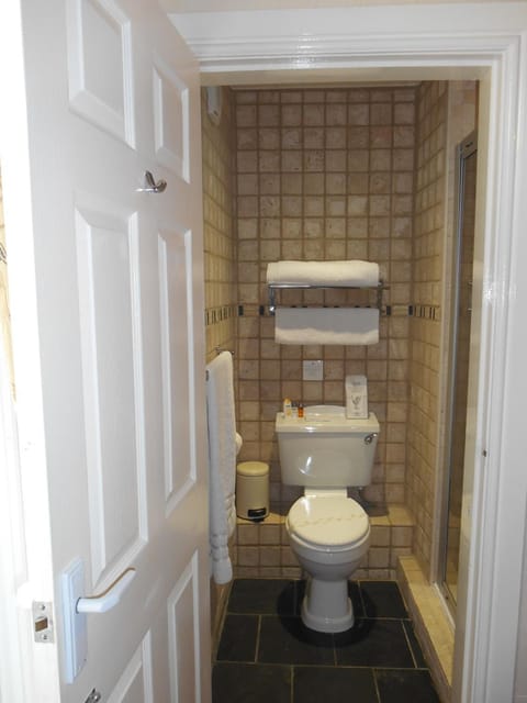 Eco-friendly toiletries, hair dryer, bathrobes, slippers