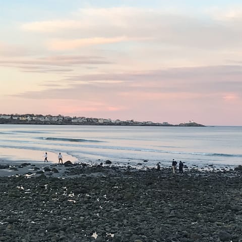 On the beach