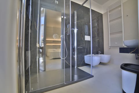 Deluxe Room | Bathroom | Shower, rainfall showerhead, free toiletries, hair dryer