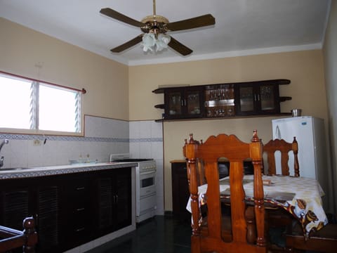 Double or Twin Room | Private kitchen | Fridge, oven, cookware/dishes/utensils