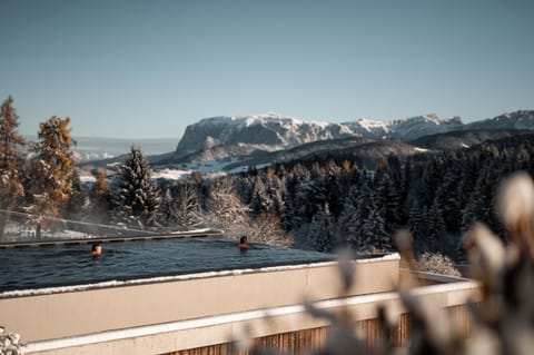 Indoor pool, outdoor pool, sun loungers