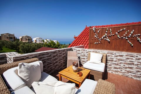 Elite Villa, Multiple Bedrooms, Private Pool, Sea View | Terrace/patio