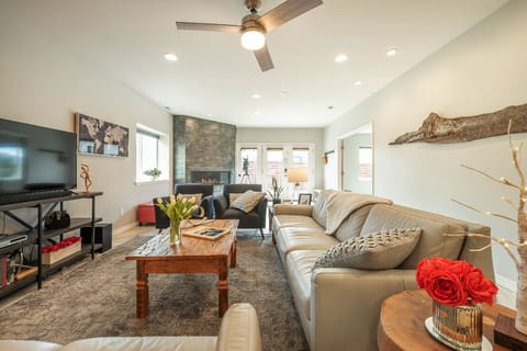 Spacious and comfy living area