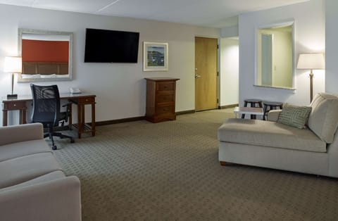 Suite, Accessible, Non Smoking | In-room safe, desk, laptop workspace, iron/ironing board