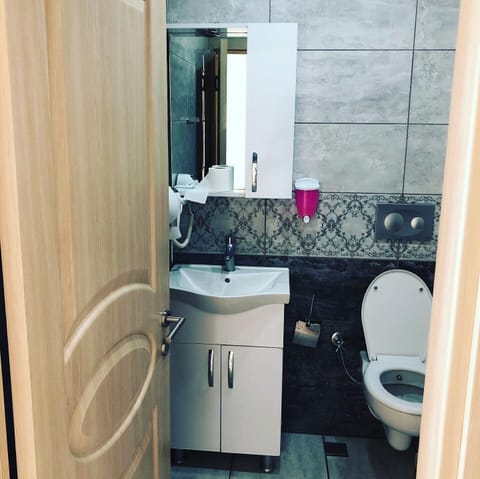 Triple Room | Bathroom | Shower, free toiletries, hair dryer, slippers