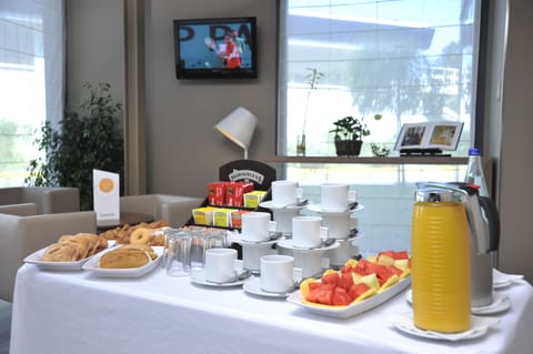 Daily buffet breakfast (EUR 12 per person)