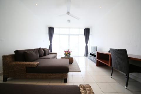 1 Bedroom Bougainvillea Apartment | Living area | 26-inch LCD TV with cable channels, TV