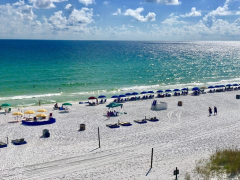 Private beach, white sand