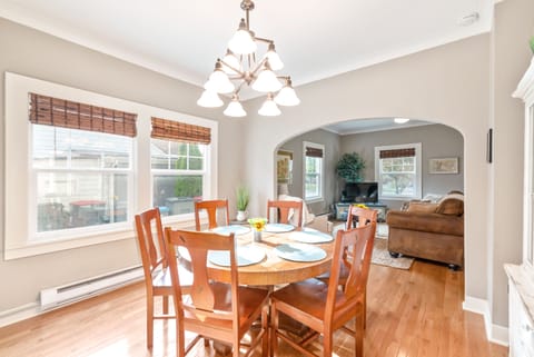 Dining Room & View of Living Room