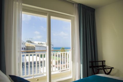 Junior Suite, 2 Queen Beds, Partial Ocean View | Balcony