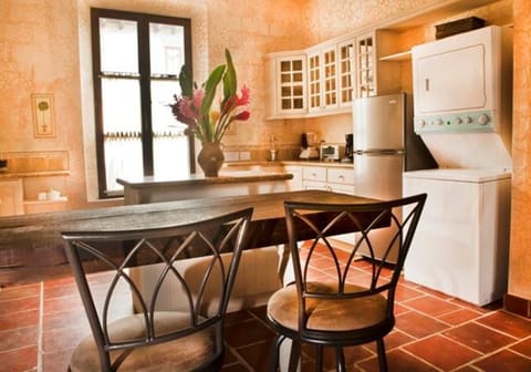 Comfort Villa, Multiple Beds, Poolside | Private kitchen | Fridge, microwave, oven, stovetop