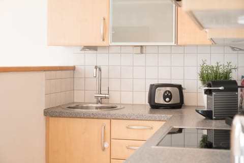 Superior Apartment, 1 Bedroom (incl. 45€ cleaning fee) | Private kitchen | Full-size fridge, stovetop, coffee/tea maker, electric kettle