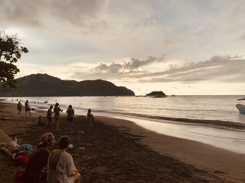 On the beach, snorkeling, kayaking, motor boating