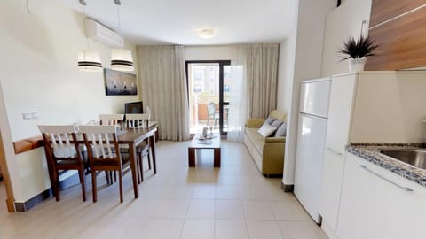 Superior Apartment, 1 Bedroom | Living area | 32-inch flat-screen TV with digital channels, TV