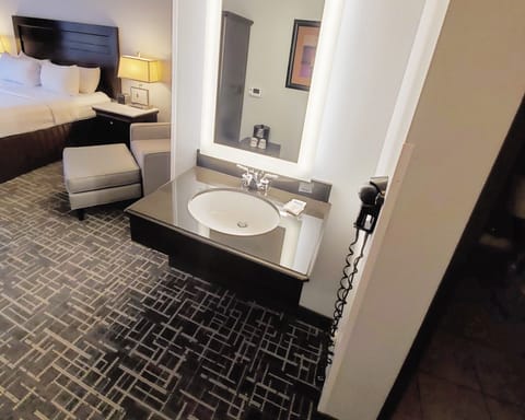 Standard Room, 1 King Bed, Accessible (Mobility, Accessible Tub) | Bathroom sink