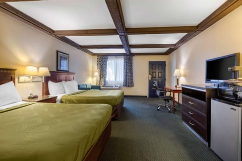Room, 2 Double Beds | Premium bedding, desk, laptop workspace, blackout drapes