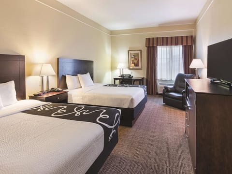 Room, 2 Queen Beds, Non Smoking | Premium bedding, down comforters, desk, iron/ironing board