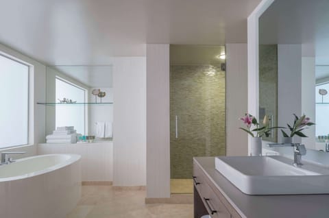 Suite (Bi Level) | Bathroom | Eco-friendly toiletries, hair dryer, towels, soap
