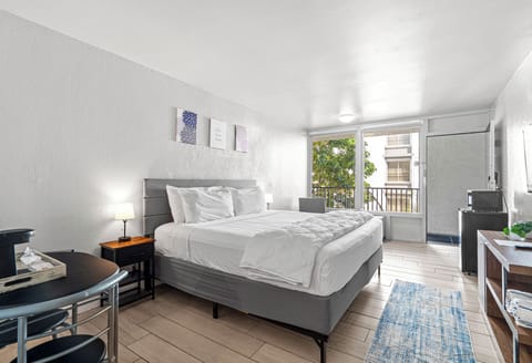 Premium bedding, pillowtop beds, blackout drapes, iron/ironing board