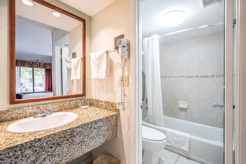 Deluxe Room | Bathroom | Combined shower/tub, free toiletries, hair dryer, towels