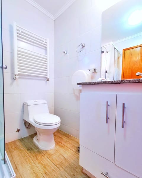 Standard Apartment, 3 Bedrooms, 2 Bathrooms | Bathroom | Shower, towels, soap