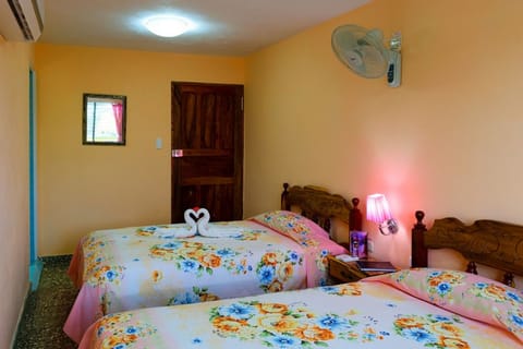 Standard Room, 2 Double Beds, Accessible, Ensuite | Iron/ironing board, cribs/infant beds, bed sheets