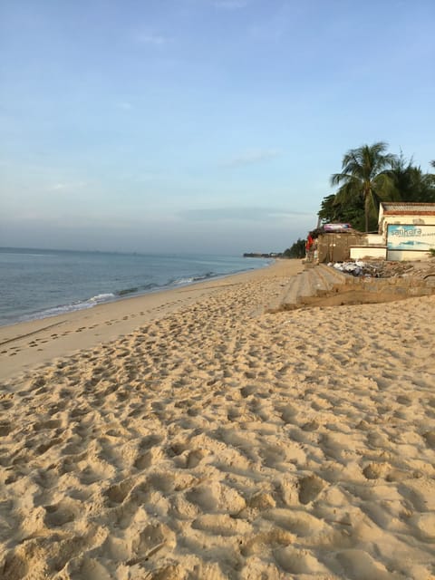 Beach nearby, white sand