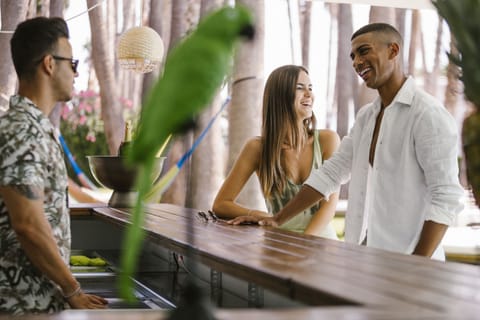 Poolside bar