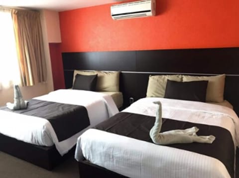 Standard Double Room, 2 Double Beds, Ensuite, Tower | Desk, free WiFi, bed sheets