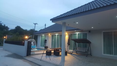 Front of property - evening/night