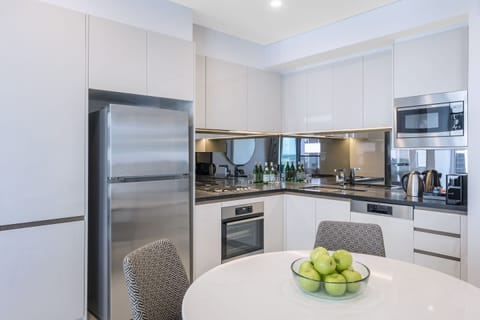 2 Bedroom Luxury Suite | Private kitchen | Full-size fridge, microwave, stovetop, dishwasher