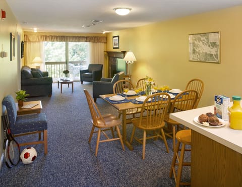 Suite, 2 Bedrooms | Private kitchenette | Full-size fridge, microwave, stovetop, coffee/tea maker