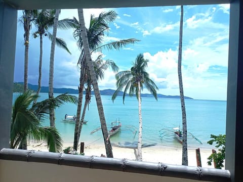Double Aircon Room with Sea View | View from room