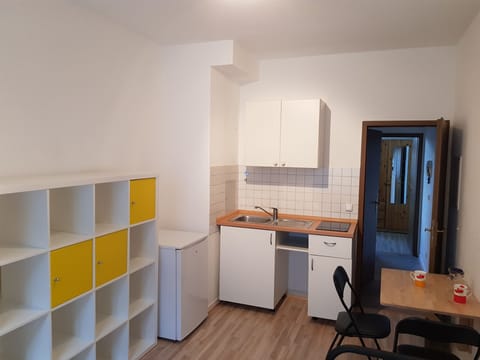 Deluxe Apartment (Talblick) | Private kitchen | Full-size fridge, microwave, stovetop, coffee/tea maker