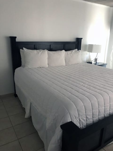 Basic Single Room, 1 Queen Bed, Ocean View | 1 bedroom, premium bedding, desk, iron/ironing board