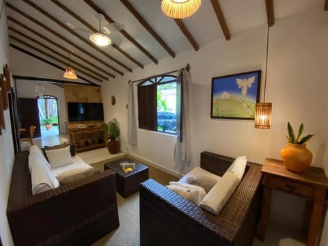 Casa Familia | Living area | Flat-screen TV