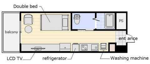 Double Room | Floor plan