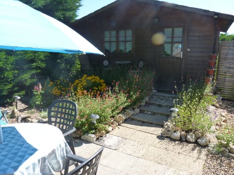 Classic Chalet, 1 Bedroom, Kitchenette, Garden Area | Blackout drapes, soundproofing, free WiFi, bed sheets