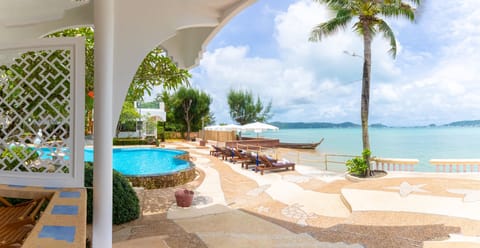 Villa, 1 Bedroom, Sea View, Beachfront | Terrace/patio