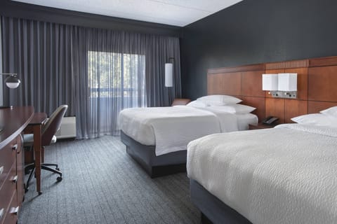 Room, 2 Queen Beds (Balcony) | Premium bedding, pillowtop beds, desk, blackout drapes