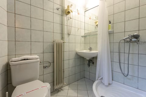 Single Room | Bathroom | Hair dryer, towels