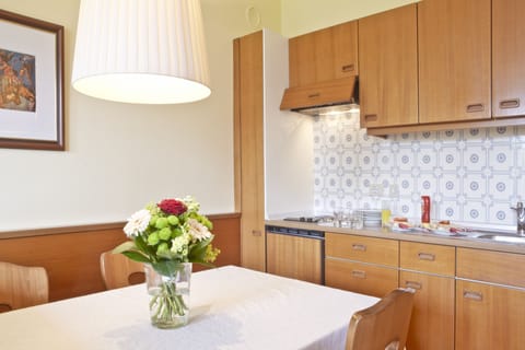 Apartment, 1 Bedroom, Annex Building (Paradiesapfel, cleaning fee 81€) | Living area | 43-inch LCD TV with digital channels