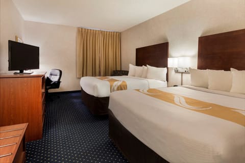 Standard Room, 2 Queen Beds, Non Smoking | Premium bedding, down comforters, desk, laptop workspace