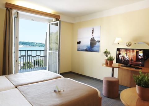 Double or Twin Room, Sea View | Minibar, in-room safe, desk, cribs/infant beds