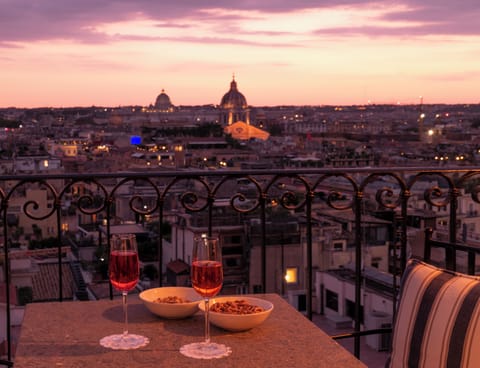 Panoramic Suite, Balcony, City View | Terrace/patio