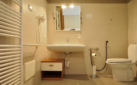 Double Room | Bathroom | Shower, free toiletries, hair dryer, bidet